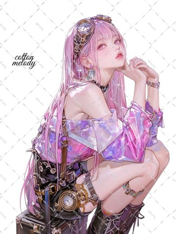 原創貼紙 No.8009 人物貼紙 原創貼紙 人像貼紙 女孩貼紙 原創人物貼紙