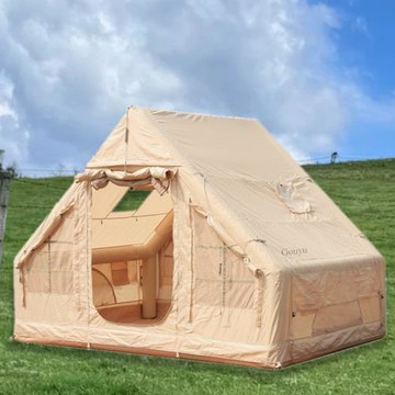 充氣帳篷戶外露營屋房式防雨保暖加厚秋冬季野營過夜防風全套裝備