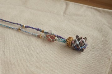 光之舞者_梅事系列_梅爾卡巴網袋項鍊 | 小火龍礦編 |