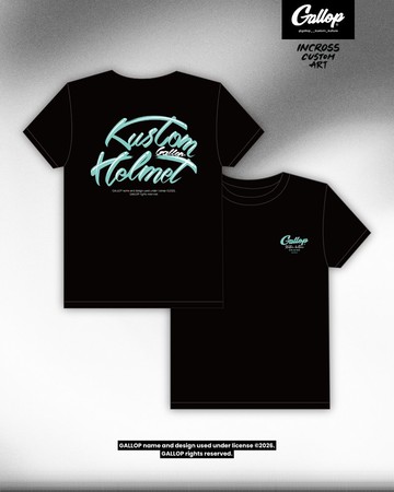 Gallop Kustom Helmet Logo T-shirt 短袖上衣 黑色 S~3XL