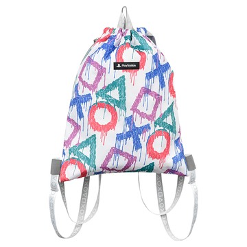 PlayStation 噴塗藝術背包 1個  白色  不適用