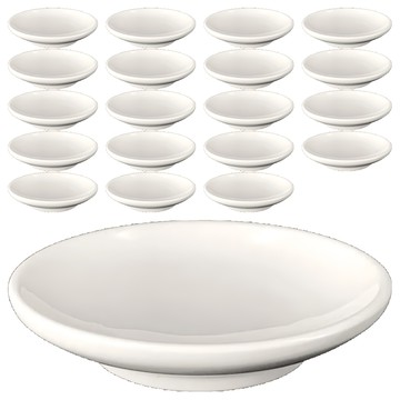 大同磁器 皂盤 4.25吋 (台灣製造 瓷器)  20件組皂盤  白色  20個