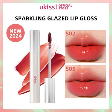 UKISS 冰釉水漾凝光唇釉鏡面口紅保濕閃亮玻璃唇(3g)