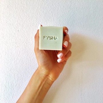 【Fysha】高純度養膚洗顏皂- 薄荷精油與法國綠礦泥