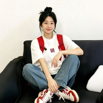 9271 人喜愛收藏💖100%純棉印花寬鬆短袖t恤女2026年夏季慵懶風休閒百搭學生上衣ins4U7Z