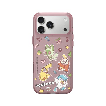 iPhone 17 Pro Max Clear (相機按鈕) 晶醺玫 - 寶可夢 Pokemon - 暖色系列-最初的夥伴