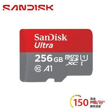 【SanDisk】Ultra microSDXC UHS-I A1 256GB 記憶卡【三井3C】