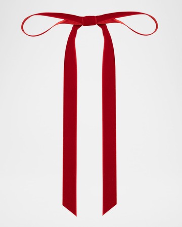 Aida Velvet Bow Barrette