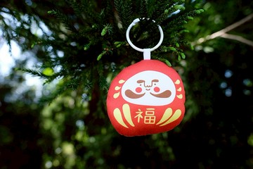 小娃娃吊飾 達摩福神