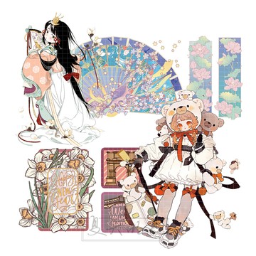 ❤NANI❤【分裝】田小寶分裝膠帶pet膠帶水晶油墨 輝夜姬的吟唱 secret 碧波龍宮 多瑙河的天鵝夢 魔女卷