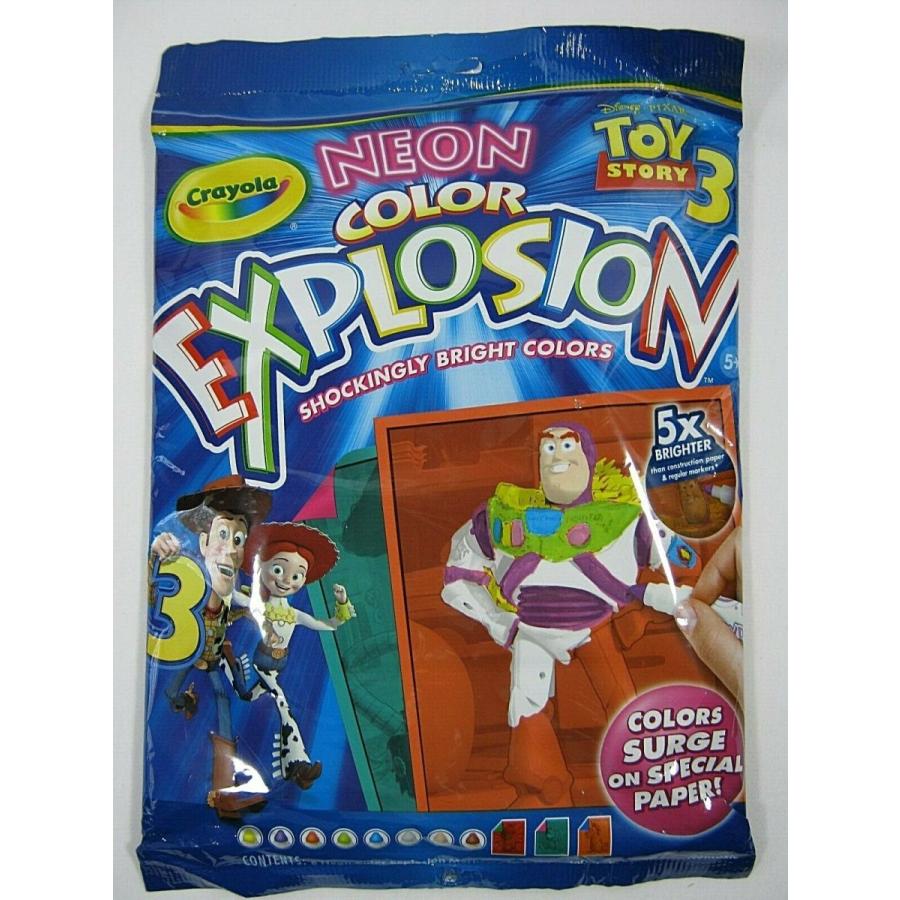 トイストーリー3 Crayola Neon Color Explosion Art Activity Set フィギュア