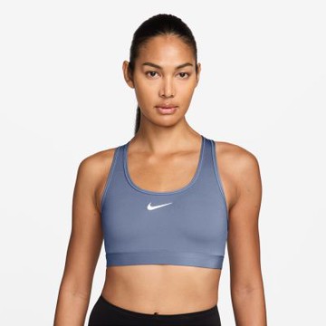NIKE 運動內衣 女 中度支撐 慢跑 瑜珈 訓練 AS W NK SWSH MED SPT BRA 紫 DX6822-499