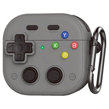 Koios 復古遊戲手把造型耳機殼 適用AirPods 4  灰色  1個  單一商品