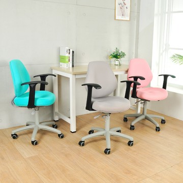 LOGIS幻彩專利多功電腦椅 學童椅 辦公椅 (三色) LT800粉紅色