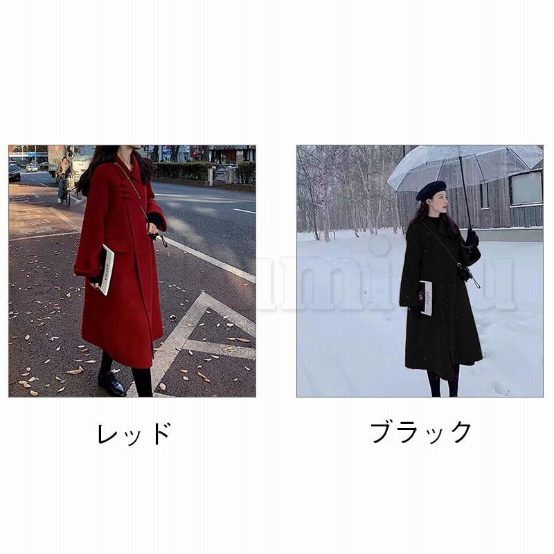 イタリア製☆ユーロ古着☆【総柄 チャイナ ロングコート