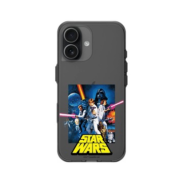 iPhone 17 Clear (相機按鈕) 酷墨灰 - 迪士尼-星際大戰 Star Wars - 星際大戰四部曲：曙光乍現-電影海報