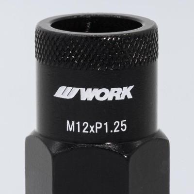 WORK(ワーク) 軽量ホイールナット P1.25 ロックナット付きセット