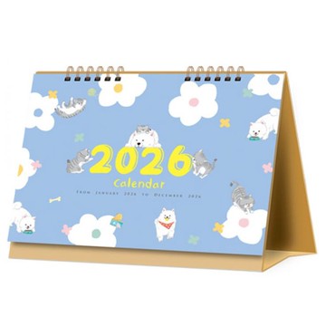 2026三角桌曆-25K KPMC-2601