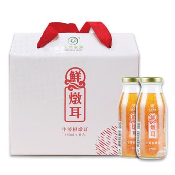 【天然家園】鮮燉耳-牛蒡根燉耳六入組(常溫瓶裝)