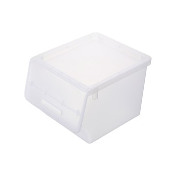 KEYWAY 面寬38.7-美格直取式整理箱40L-3入(霧透 收納箱 日式 無印風 MIT台灣製造)