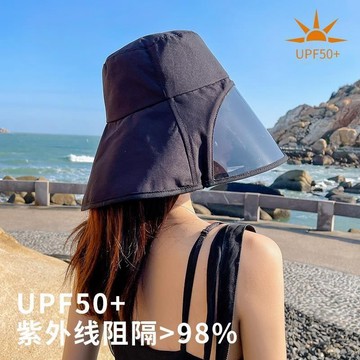 ❤️臺灣出貨❤️防曬帽子夏季騎車護頸全遮臉遮陽漁夫帽女防紫外線面罩百搭太陽帽