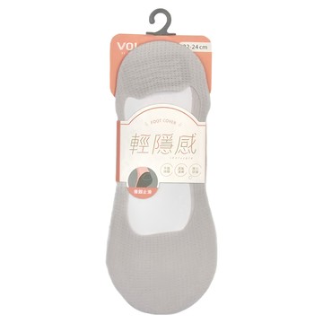 VOLA 維菈 輕隱感隱形襪 4雙組  22~24cm  格紋灰