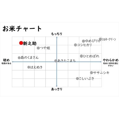 ふるさと納税 コシヒカリ・新之助 白米 各5kg ×6回（合計 60kg） [M018] 新潟県柏崎市