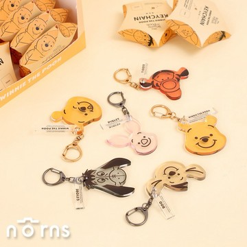 〔很多驚喜和你分享〕【Norns】迪士尼小熊維尼家族透明鑰匙圈盲盒組(一組十二盒) Norns Original Design