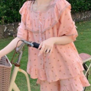狂賣千件📊睡衣女夏季2026年新款薄款韓版甜美寬鬆短袖短褲家居服套裝可外穿XM7T