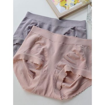 塞德納6933莫代爾棉花邊短褲舒適透氣內褲女中腰包臀純黑色三角褲