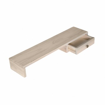 IHouse 全實木抽屜層架 / 電腦架高架 (85CM)