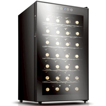 免運 酒櫃 玄關櫃 紅酒架 紅酒擺件 隔斷 紅酒柜恒溫酒柜 小型家用迷你電子芯片冷藏酒柜