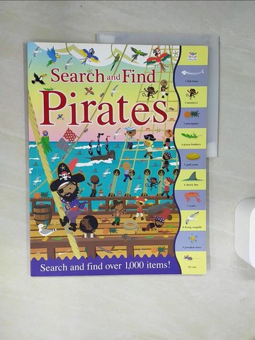 【書寶二手書T7／少年童書_UFM】Search And Find Pirates