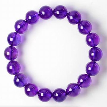 【文緣-烏拉圭天然紫水晶手鏈-尊貴神聖-1款/組】開光加持紫水晶風水石自律紫色學生-90201