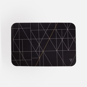 伊登軟式珪藻土踏墊40x60 線條