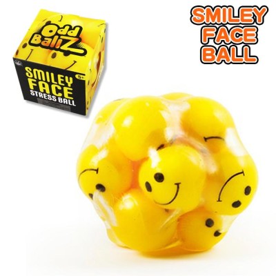 スマイリー フェイス ボール Smiley Face Ball おもちゃ スクイーズ 