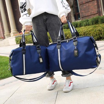 干濕分離旅行包男手提大容量健身包韓版單肩行李包出差包男士商務
