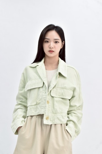 【加購優惠】(S) zara 翻領排扣綠色外套