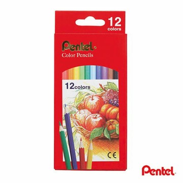 Pentel 飛龍 CB8-12TH 彩色鉛筆 (紙盒) (12色)【APP滿額下單4%點數(單一帳號最高1000點)】7/31止