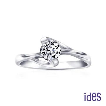 國際圍#8 ides愛蒂思 精選30分E/VS1八心八箭頂級車工3EX鑽石戒指求婚結婚戒/堅定18K