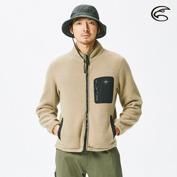 ADISI 中性羊羔絨保暖外套 AJ2121065-B (S-2XL) 夜黑/木卡【本頁面僅販售：內件-羊羔絨外套】