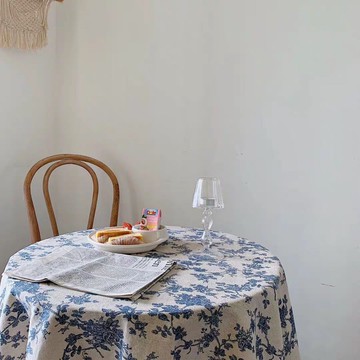 ins田園桌布 復古法式茶几布 床頭櫃 書桌 長方形桌布 房間裝飾 素色桌布 桌巾 北歐風桌巾 文藝小清新桌布 日式桌布