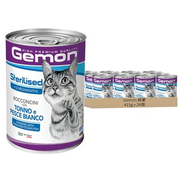 Gemon 啟蒙 全齡貓主食貓罐  24個  415g  鮪魚 + 深海魚