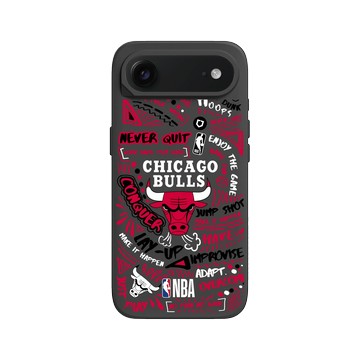 iPhone Air SolidX 黑 - NBA - 塗鴉系列-芝加哥公牛 Chicago Bulls - Graffiti