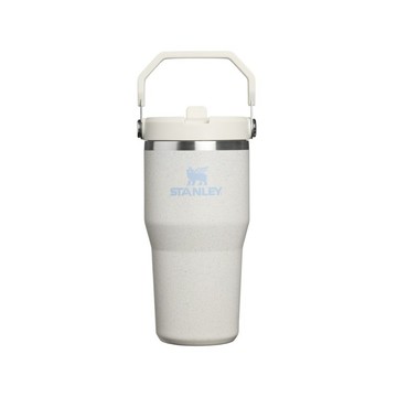 STANLEY 經典系列 IceFlow 手提吸管杯2.0 0.59L / 月岩白