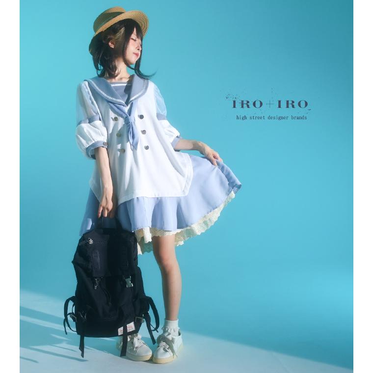 パーカー ドッキング ワンピース 夏 シースルーFavorite
