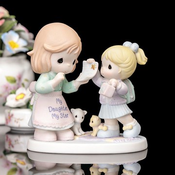 Precious Moments 2007母女情深瓷偶My Daughter My Star