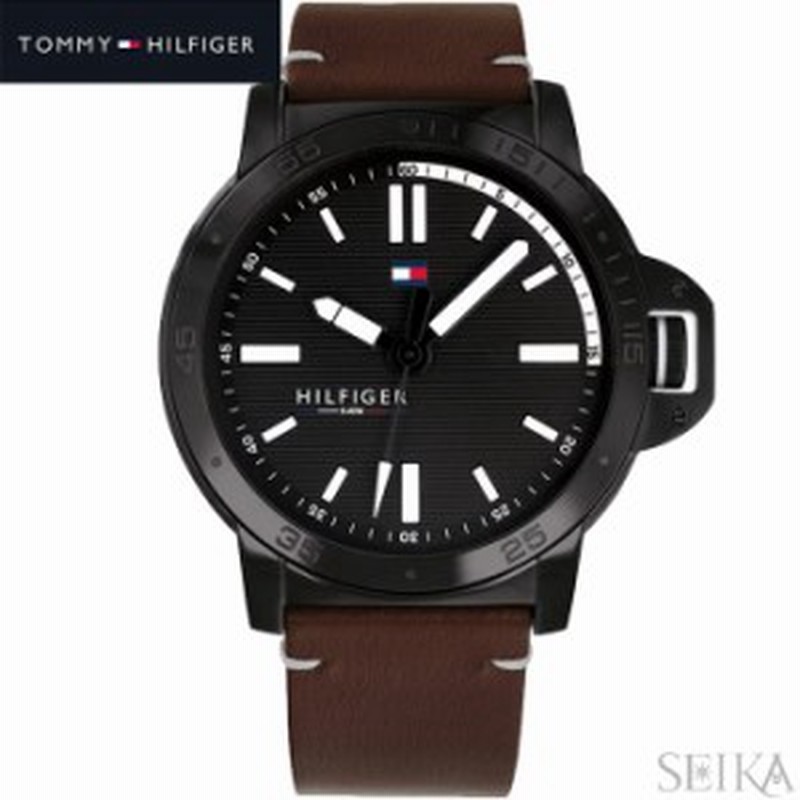 レビューを書いて5年保証 クリアランス トミーヒルフィガー Tommy Hilfiger 277 時計 腕時計 メンズ ブラック ブラウン レ 通販 Lineポイント最大1 0 Get Lineショッピング
