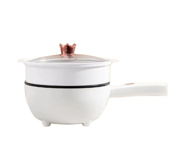 電火鍋 110v電炒鍋 家用電煮鍋 多功能炒菜鍋 小火鍋 小電煮鍋 蒸煮煎炒壹體鍋  3L機械款 2檔單蒸籠款