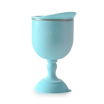 【little.b】三用學飲杯1入｜316雙層不鏽鋼系列｜學習餐具｜4種顏色-寶貝藍、甜美粉、精靈黃、小芽綠